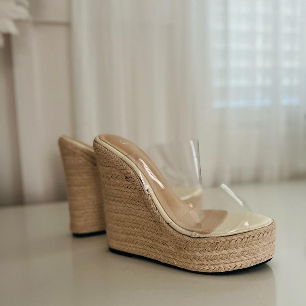 Platform Wedge Slipper